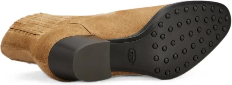 Tod's Enkellaarzen met logoplakkaat Beige - Foto 5