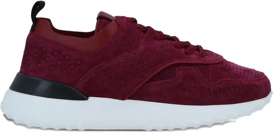 Tod's geperforeerde sneakers Rood