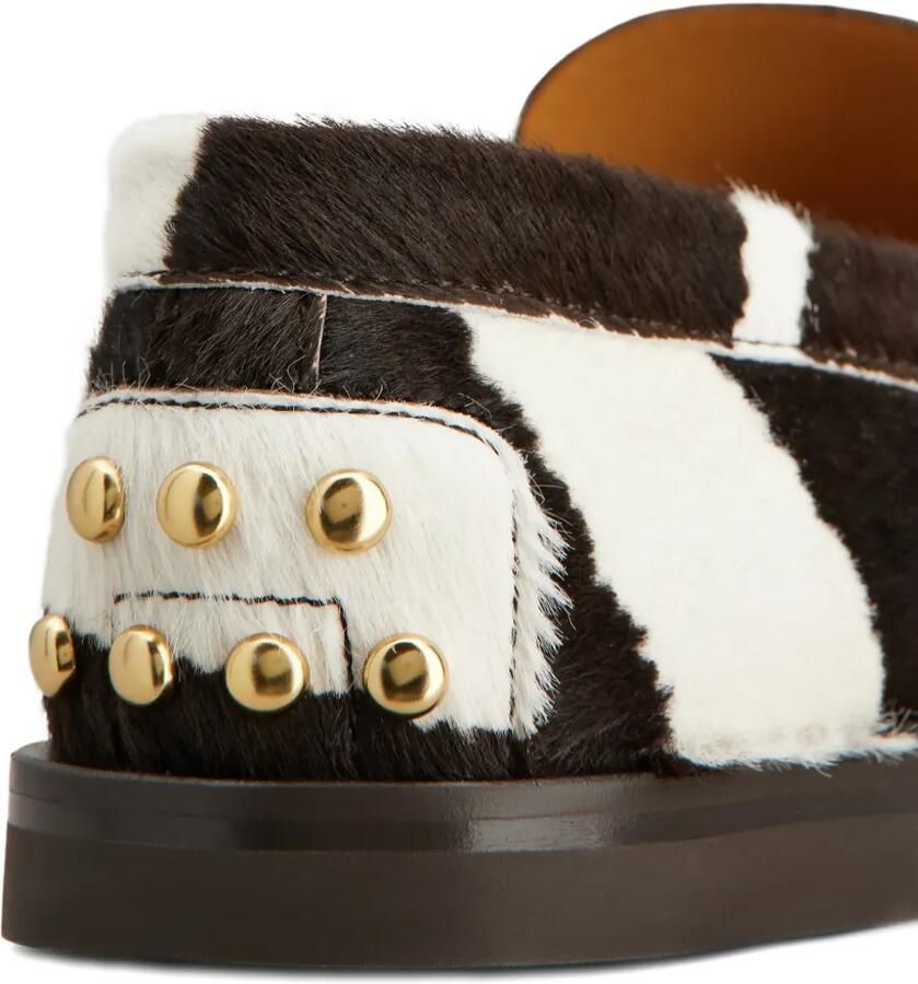 Tod's Gestreepte loafers Bruin - Foto 2