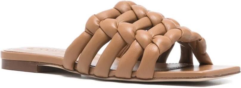 Tod's Geweven sandalen Beige - Foto 4