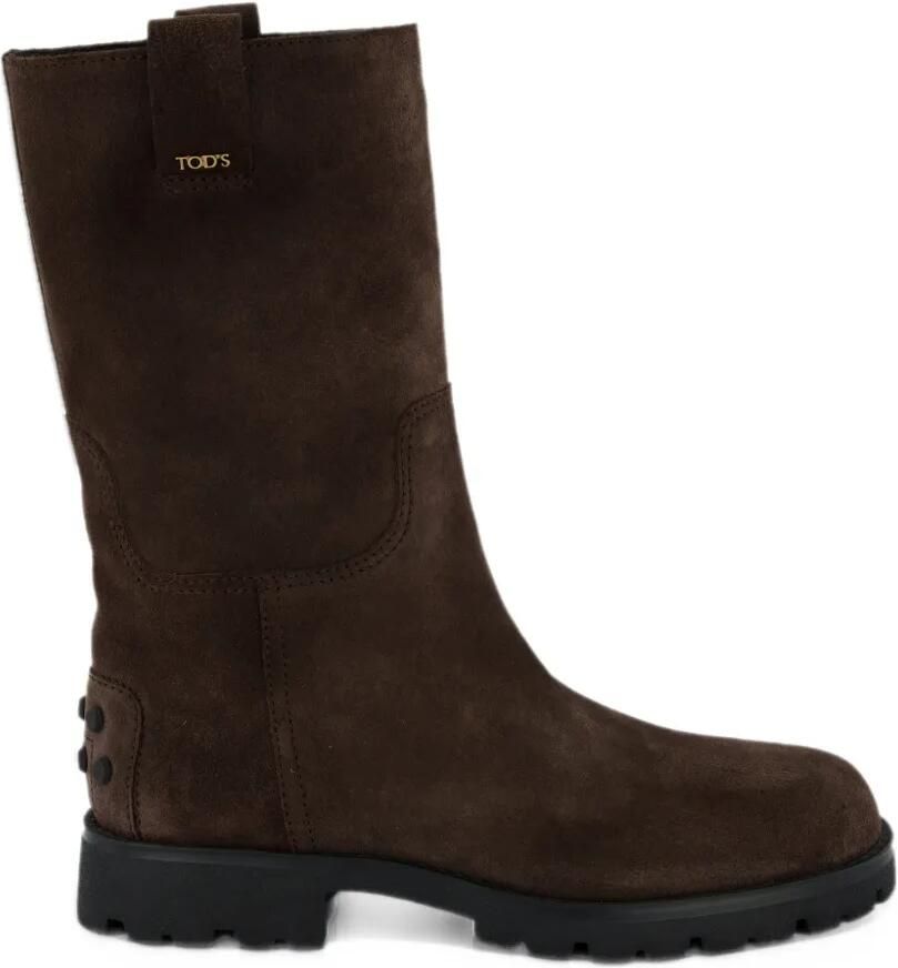 Tod's Gomma 31 suede ankle boots Bruin