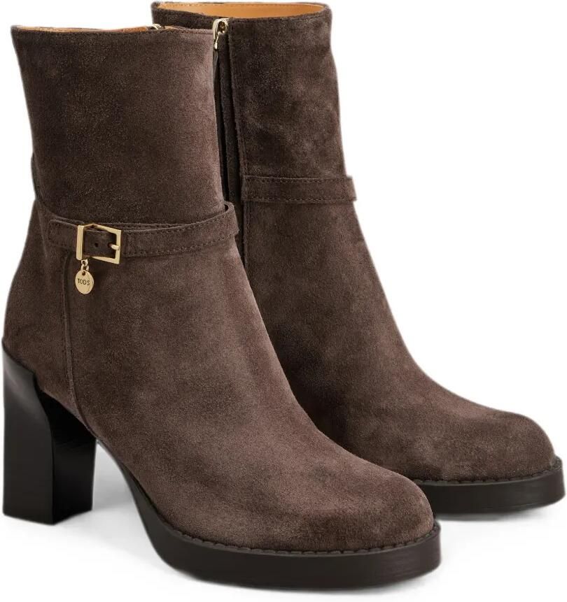 Tod's Gomma enkellaarzen met gesp-detail Bruin - Foto 2