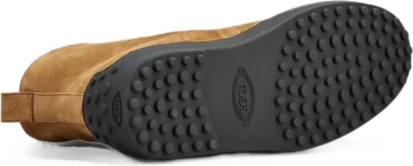 Tod's Gomma enkellaarzen met lammy voering Bruin - Foto 5