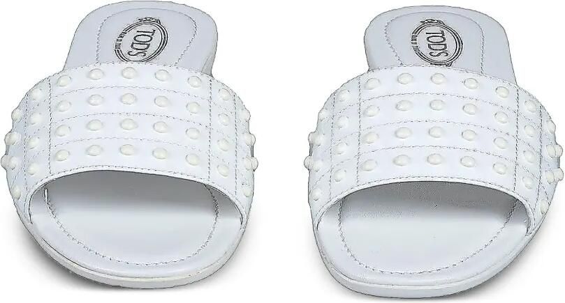 Tod's Gomma Studded leather sandals Wit - Foto 2
