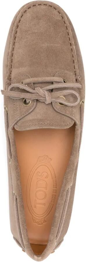Tod's Gommino bootschoenen Beige - Foto 5