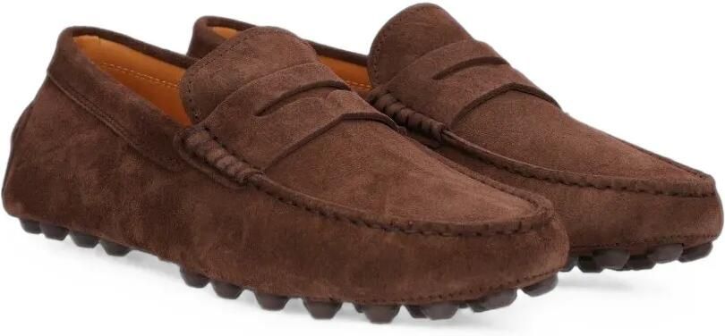 Tod's Gommino bubble suède loafers Bruin - Foto 3