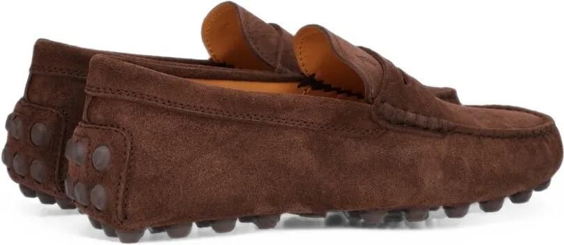 Tod's Gommino bubble suède loafers Bruin - Foto 4