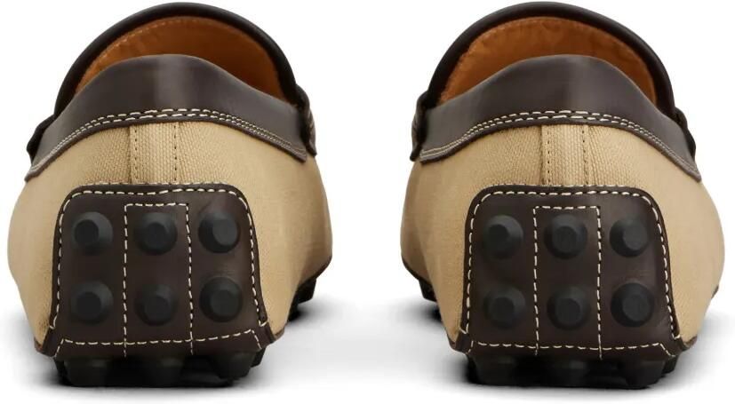 Tod's Gommino canvas loafers Beige - Foto 3