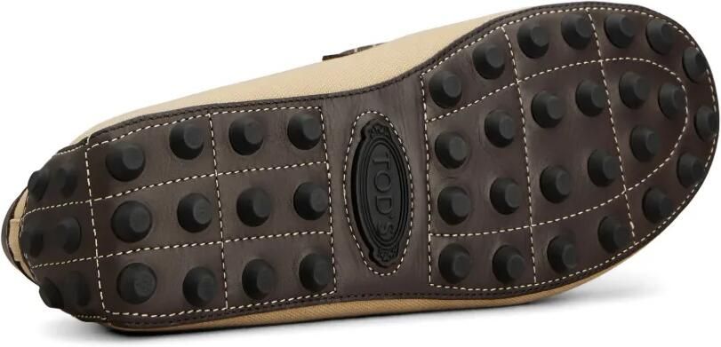 Tod's Gommino canvas loafers Beige - Foto 5