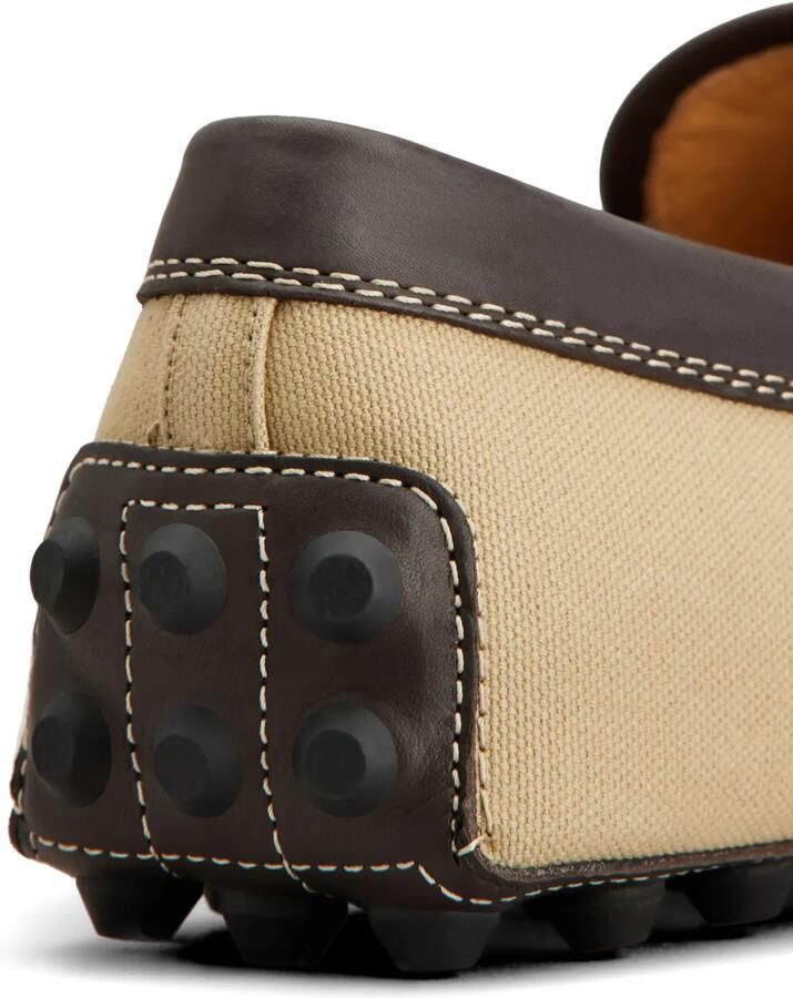 Tod's Gommino canvas loafers Beige - Foto 2