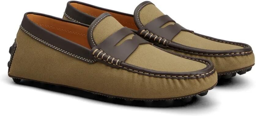 Tod's Gommino canvas loafers Groen - Foto 5