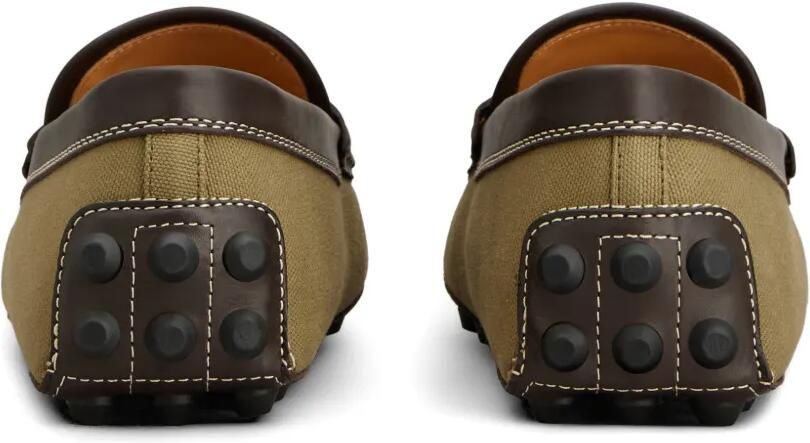 Tod's Gommino canvas loafers Groen - Foto 3