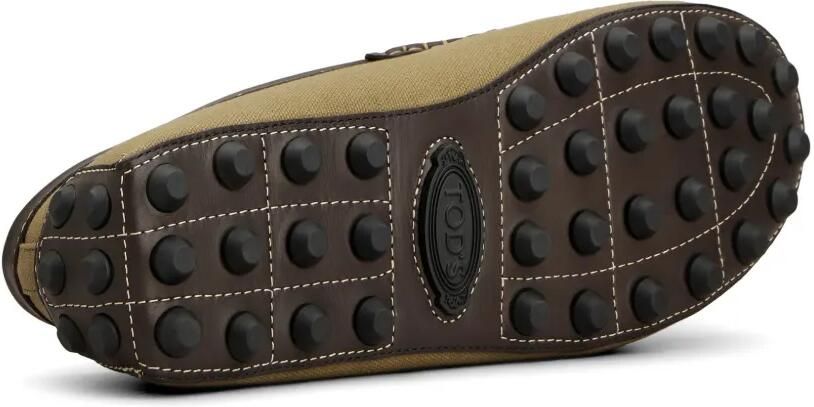 Tod's Gommino canvas loafers Groen - Foto 4