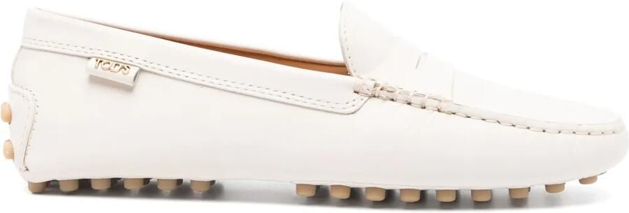 Tod's Gommino leren loafers Beige