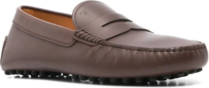 Tod's Gommino leren loafers Bruin - Foto 3