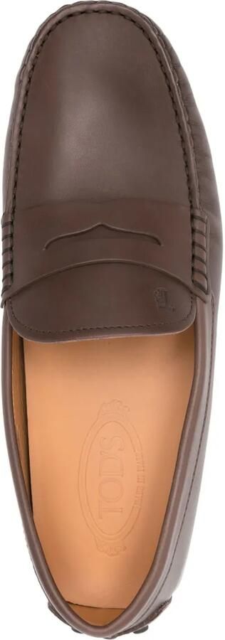 Tod's Gommino leren loafers Bruin - Foto 2