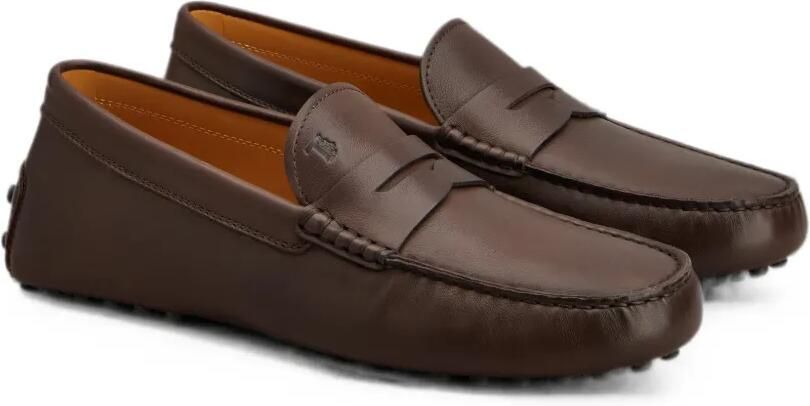 Tod's Gommino leren loafers Bruin - Foto 4