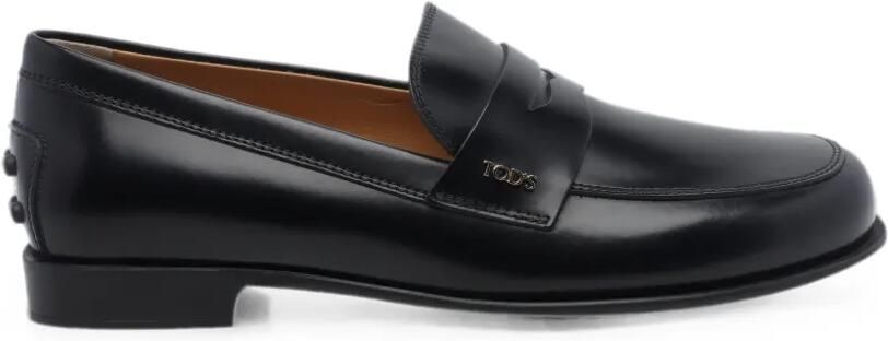 Tod's Gommino leren loafers Zwart
