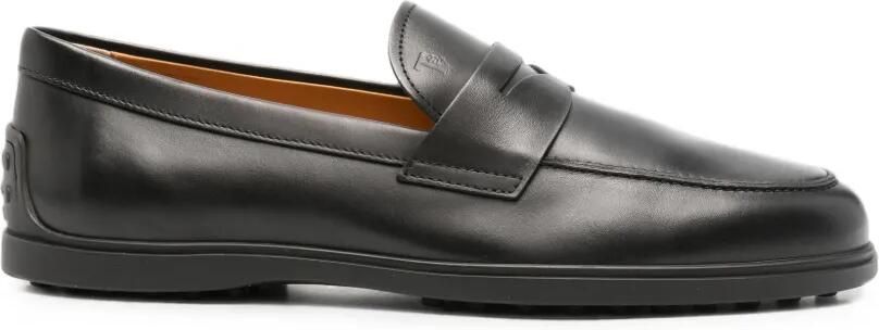 Tod's Gommino leren loafers Zwart