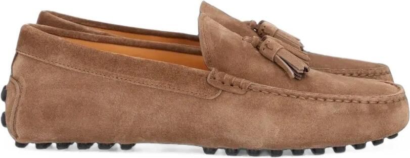 Tod's Gommino loafers met kwastje Bruin