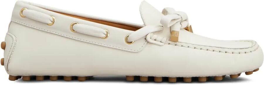 Tod's Gommino loafers met strikdetail Beige