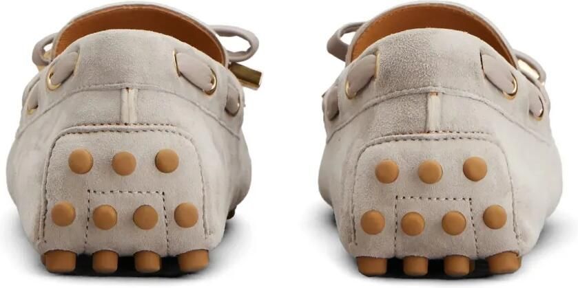 Tod's Gommino loafers met strikdetail Beige - Foto 3