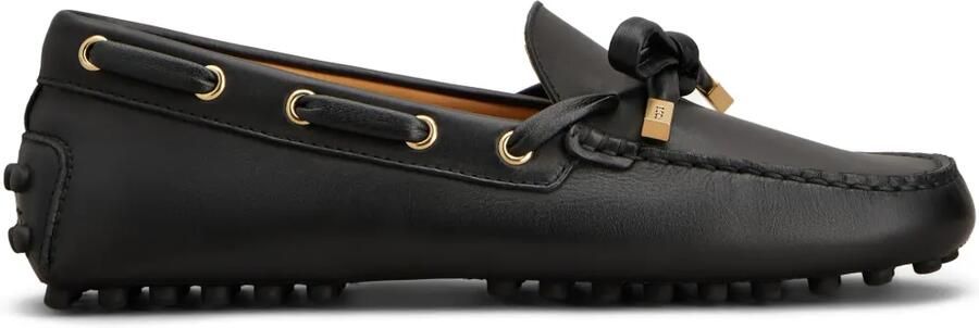 Tod's Gommino loafers met strikdetail Zwart