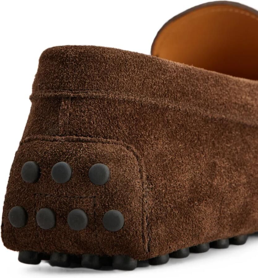 Tod's Gommino loafers met tekst Bruin - Foto 2