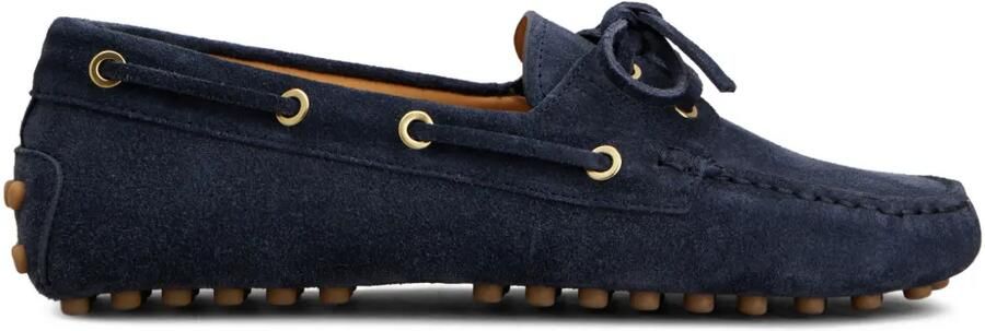Tod's Gommino loafers met veters Blauw