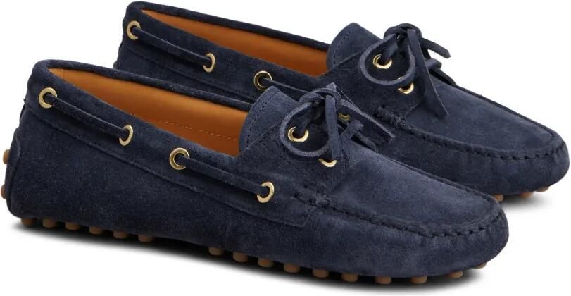 Tod's Gommino loafers met veters Blauw - Foto 5