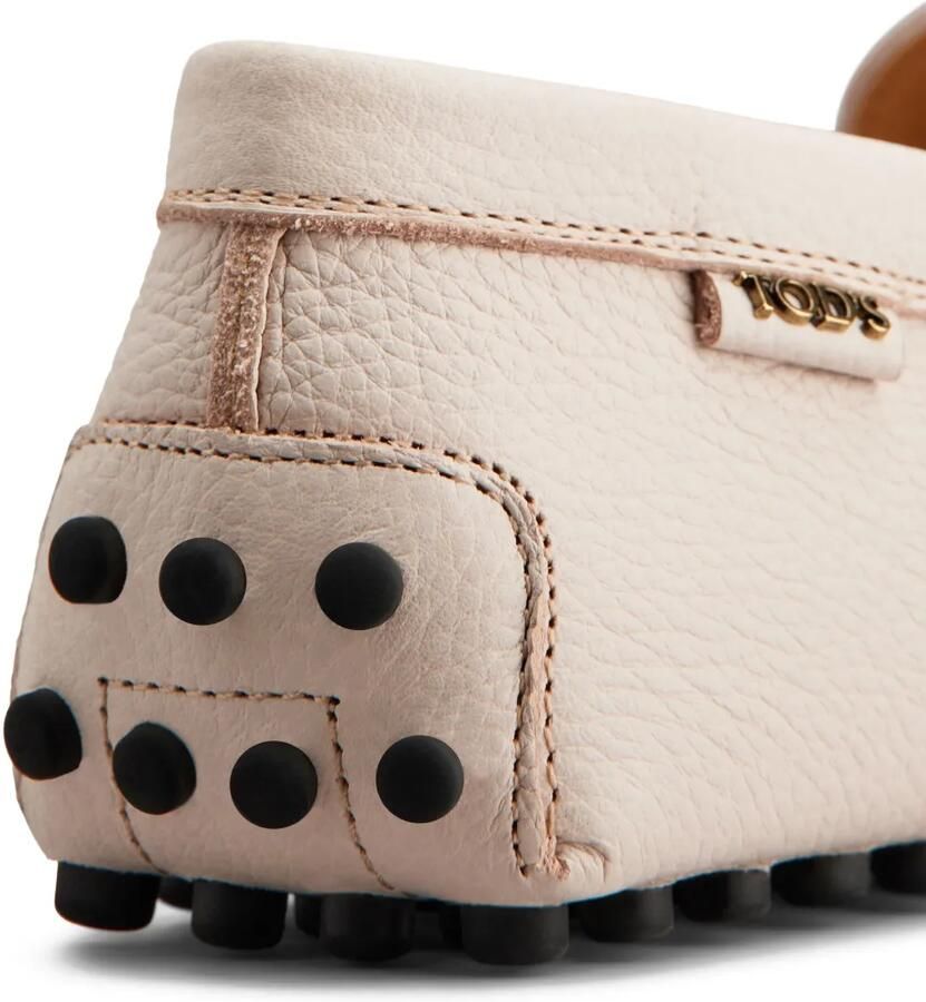 Tod's Gommino loafers van bewerkt leer Roze - Foto 2