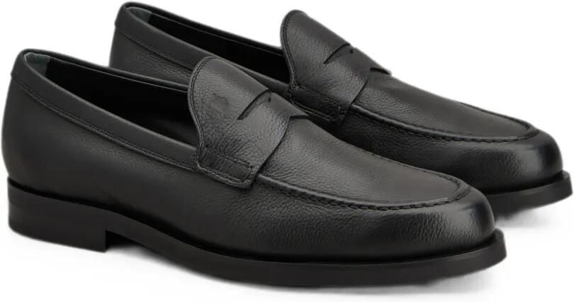 Tod's Gommino loafers van bewerkt leer Zwart - Foto 4