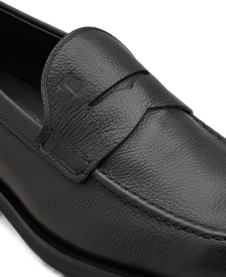 Tod's Gommino loafers van bewerkt leer Zwart - Foto 2
