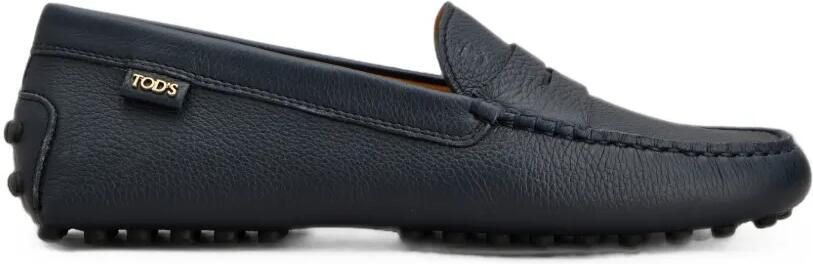 Tod's Gommino loafers van generfd leer Blauw