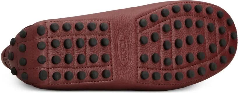 Tod's Gommino loafers van generfd leer Rood - Foto 5