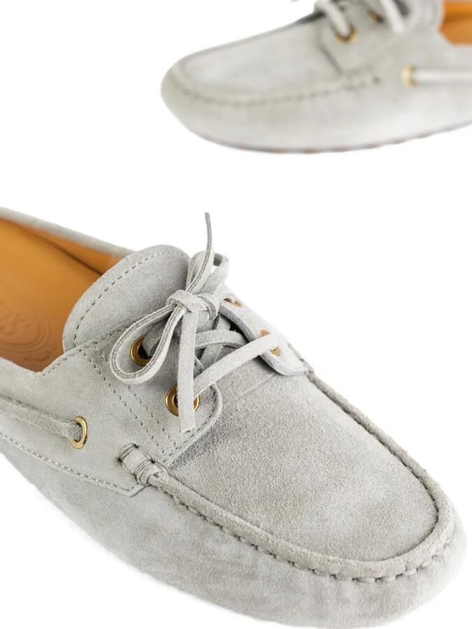 Tod's Gommino muiltjes met veters Grijs - Foto 2