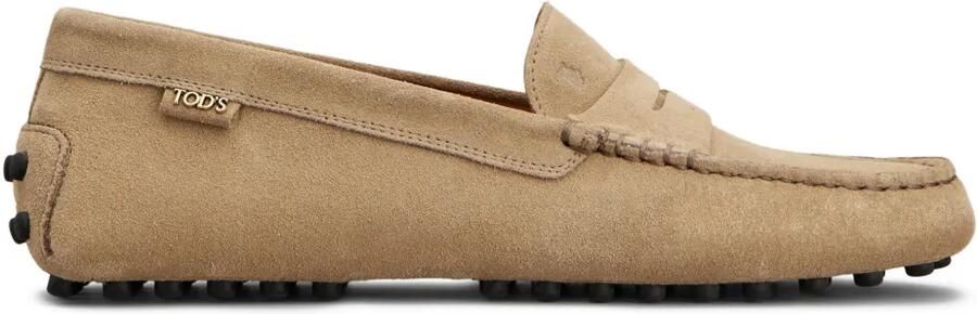 Tod's Gommino suède ballerina's Beige