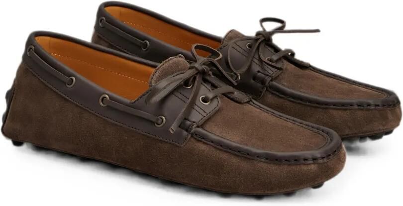 Tod's Gommino suède bootschoenen Bruin - Foto 3
