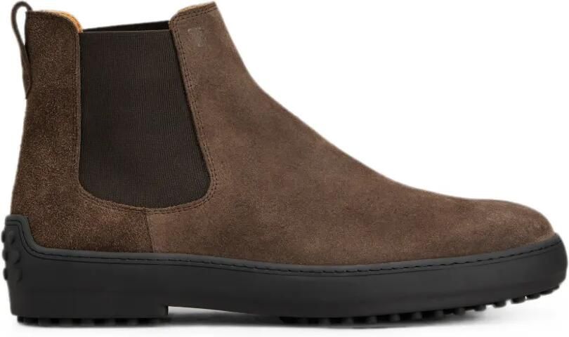 Tod's Gommino suède Chelsea laarzen Bruin