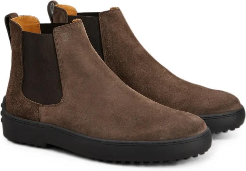 Tod's Gommino suède Chelsea laarzen Bruin - Foto 3