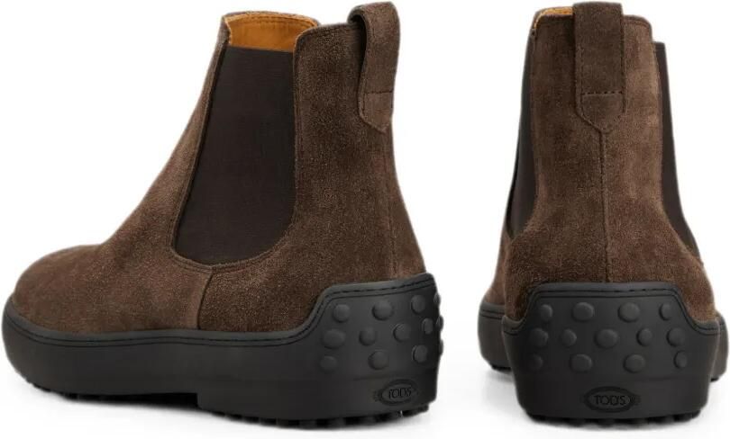 Tod's Gommino suède Chelsea laarzen Bruin - Foto 4