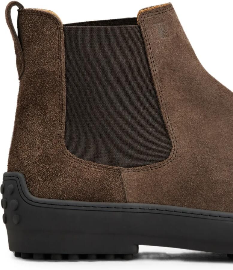 Tod's Gommino suède Chelsea laarzen Bruin - Foto 2