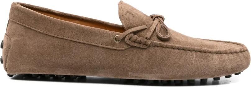 Tod's Gommino suède loafers Beige