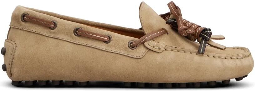 Tod's Gommino suède loafers Beige