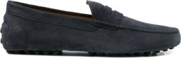 Tod's Gommino suède loafers Blauw