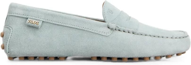 Tod's Gommino suède loafers Blauw