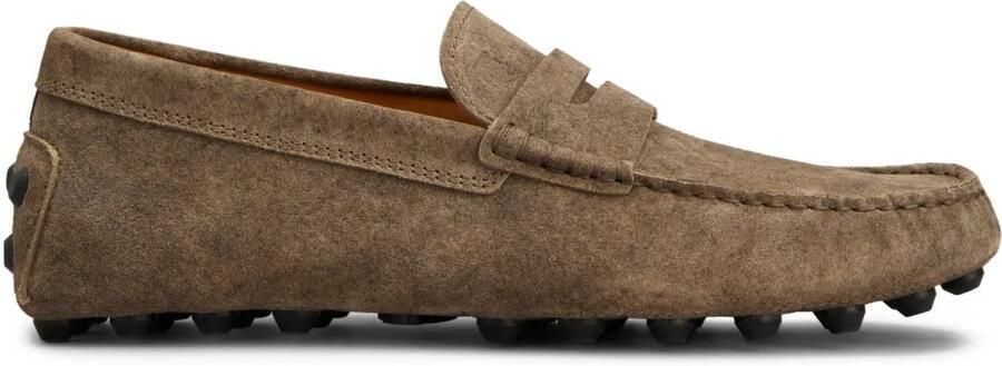 Tod's Gommino suède loafers Bruin