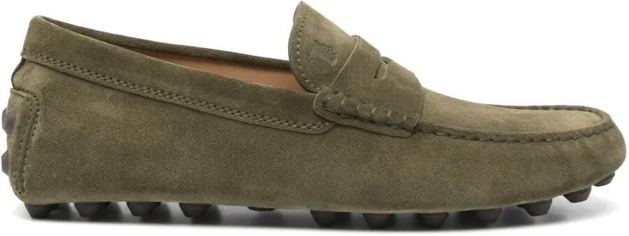 Tod's Gommino suède loafers Groen - Foto 1