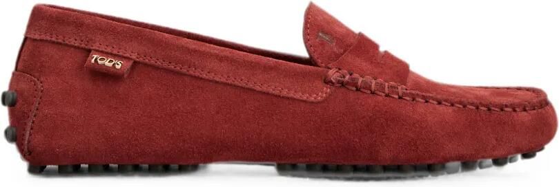 Tod's Gommino suède loafers Rood