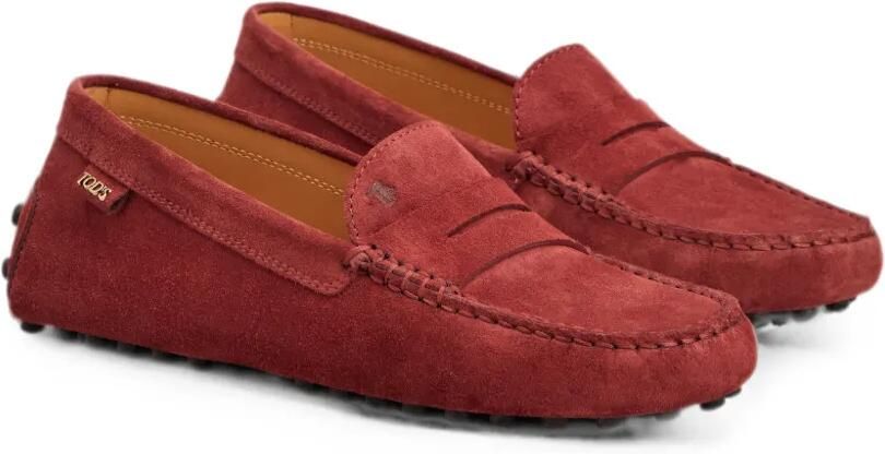 Tod's Gommino suède loafers Rood - Foto 3